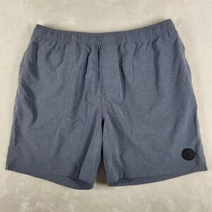 Chubbies Hybrid Shorts Men's 2XL Blue Unlined 7" Inseam Gym‎ Athletic Drawstring